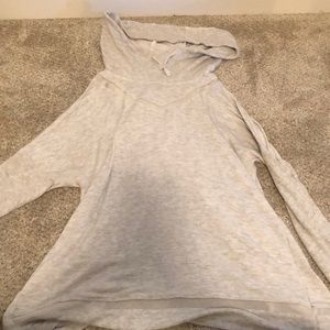 Heather grey active top